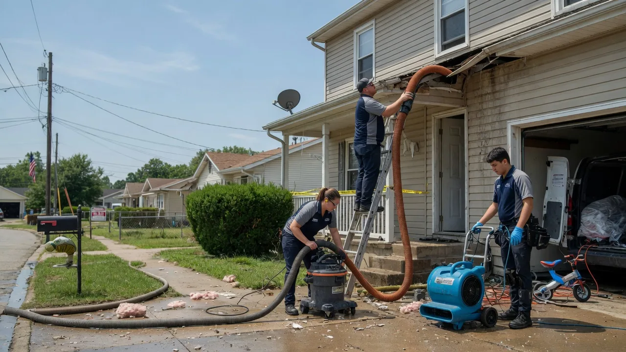Water Damage Restoration in Vandalia, MT near me